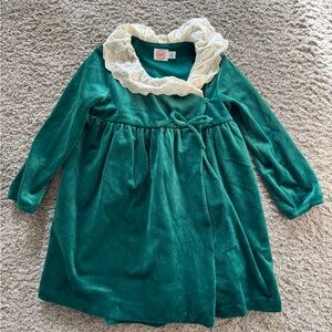 Green Holiday Dress 4T